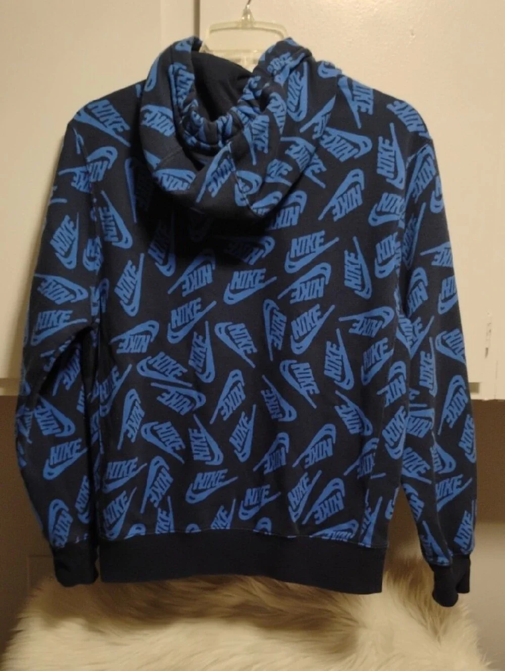 (C-76) Nike NSW Sport Essentials Allover Print Discontinued Hoodie